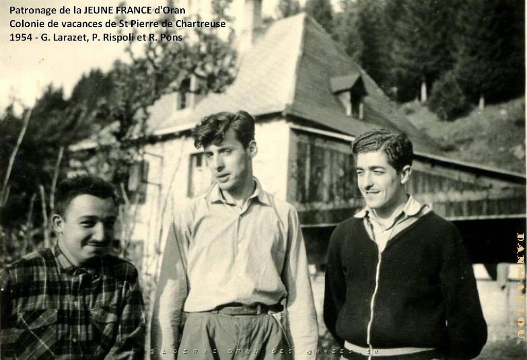 COLO JEUNE FRANCE 1954 G. Larrazet, P. Rispoli et R. pons.jpg